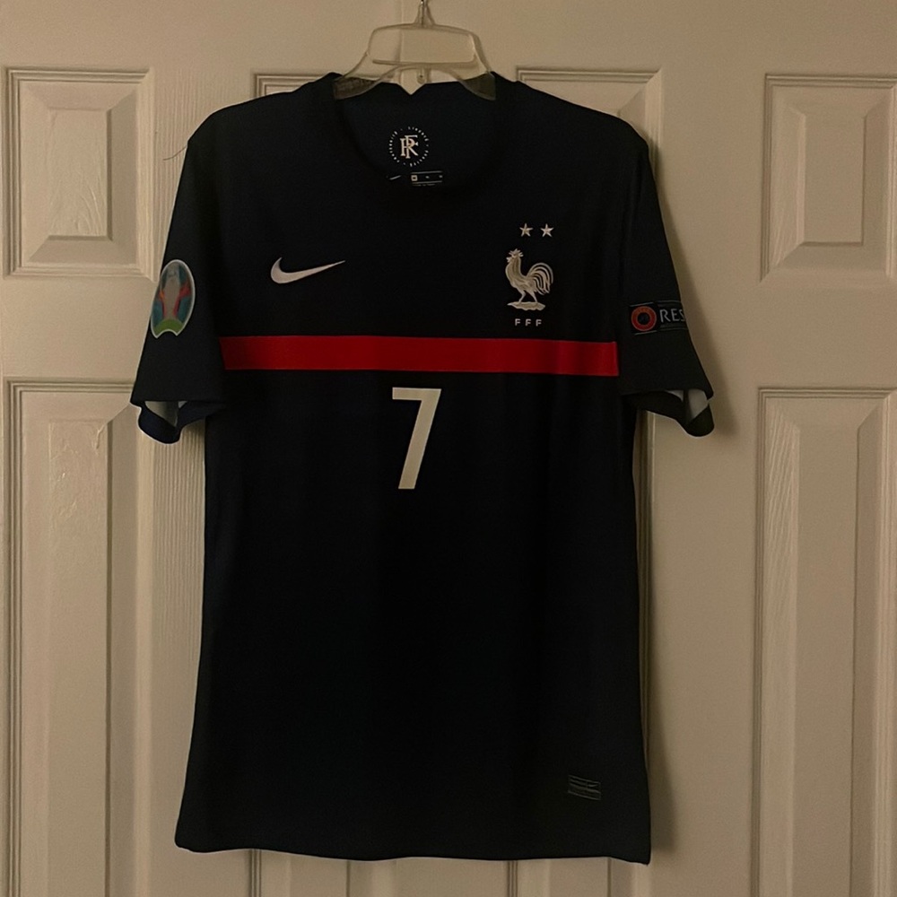 France Euro 2020 home kit, Antoine Griezmann #7.